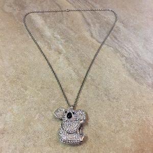 Bling Koala Bear Long Necklace